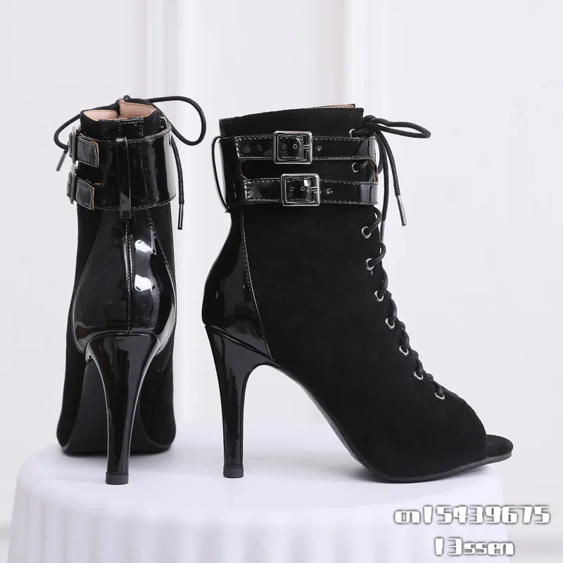 

Boots Luxury Women's Comfy Breathable Prom Outdoor Latin Sexy For stilettos High Heels slippers Ballroom