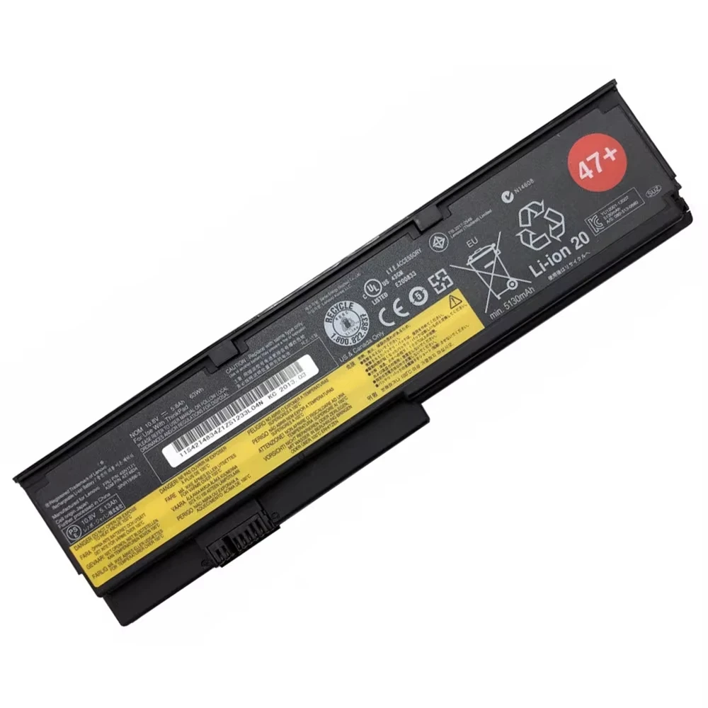 Аккумулятор для ноутбука 47+ 42T4835 для Lenovo ThinkPad X200 X200s X201 X201S 42T4537 42T4647 и т.д., 10.8В 5200мАч (art.: 3920db4540206) - 3920db4540206