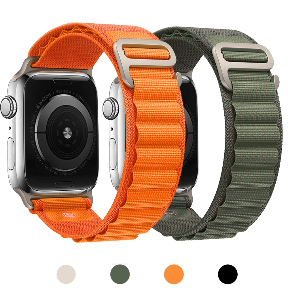 

Alpine Loop for Apple watch band 49mm 44mm 40mm 45mm 41mm 42mm 38mm 45 mm correa bracelet iwatch series 8 7 SE 6 4 3 ultra strap