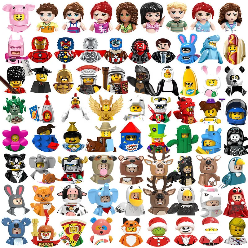 New Classic Movie Series Mini 3D Character Model Set Building Blocks Assembling Toys Children's Birthday Gifts Boys Girls