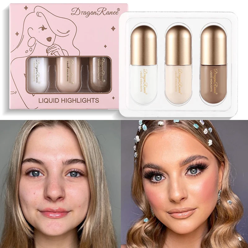 Matte Contouring Bronzer Stick Liquid Brown Nose Shadow Crea