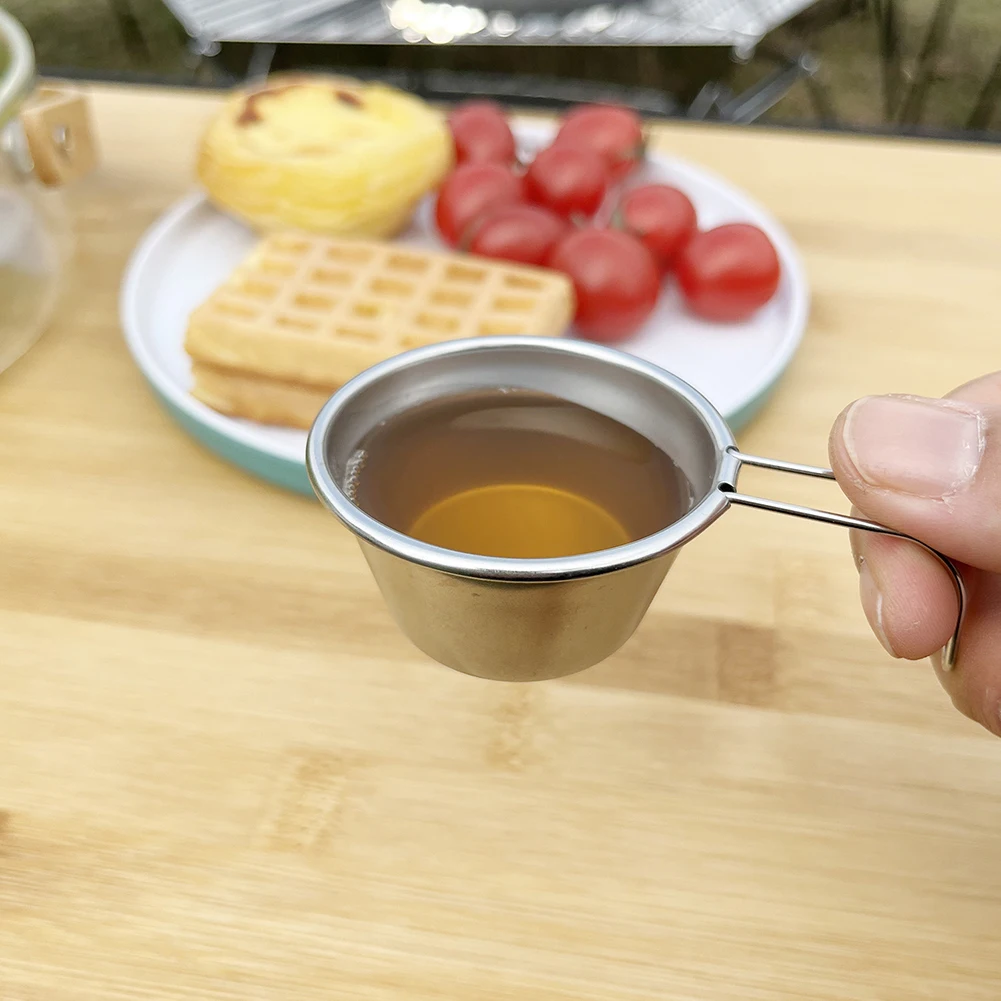 1/2/4pcs 50ml Mini Sierra Cup Outdoor Stainless Steel Cups Portable Beer Coffee Mugs Camping Whiskey Travel Set Drinking Tools - купить по
