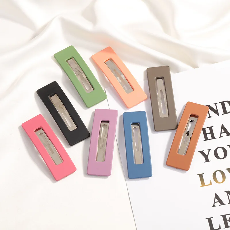 

8-Piece Set Temperament Barrettes Solid Color Geometry Hairpin for Women Girls Kids Hair Clip Headband Baby Headdress Wholesale