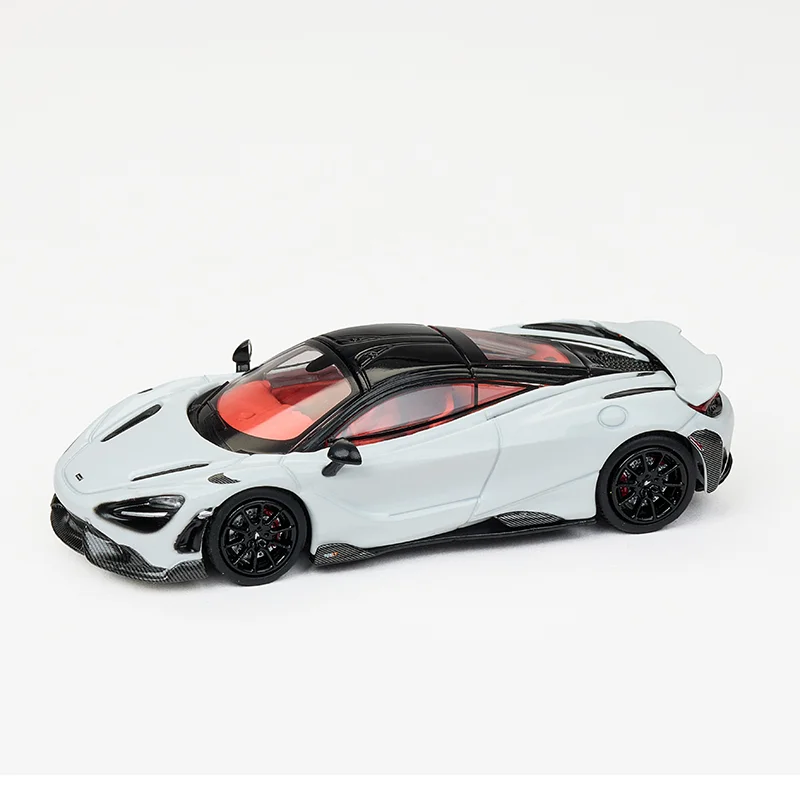 Литая под давлением масштаб 1/64 MASSDI McLare 765LT модель из сплава железная основа