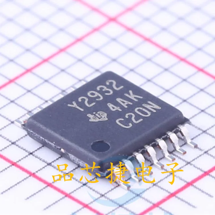 

10 шт. Оригинальный Новый TLC2932IPWR Шелковый экран Y2932 TSSOP14 PLL фазовая заблокированная петля IC чип