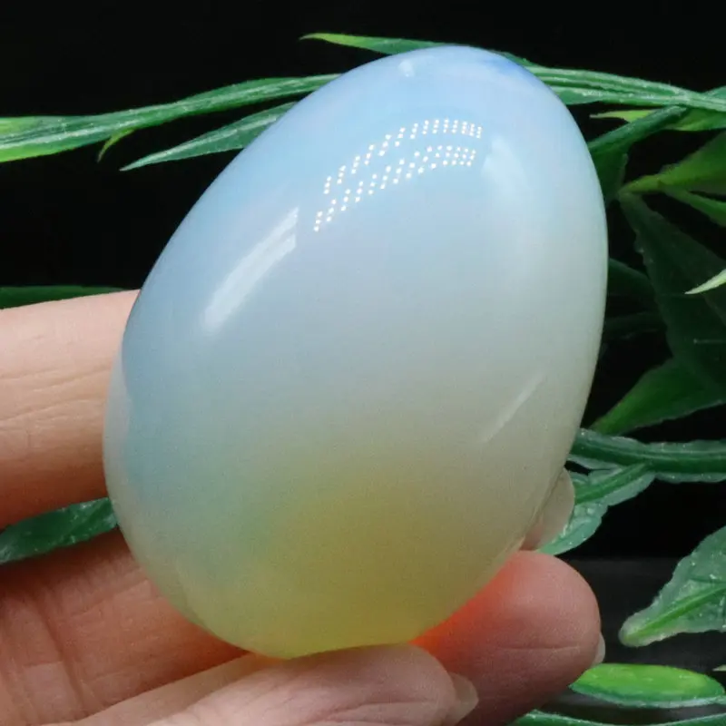 

2inch 85g Opal Egg Polished Stone For Home Decoration Healing Balancing