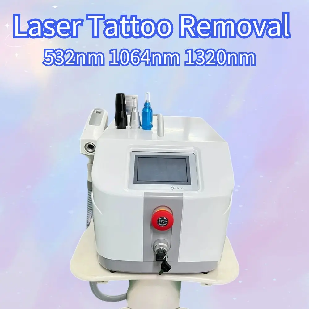 

Tattoo Spot Removal Machine Carbon Q Switch ND Yag Laser Device for Carbon Peeling and Pigmentation 1064 nm 532nm and 1320nm