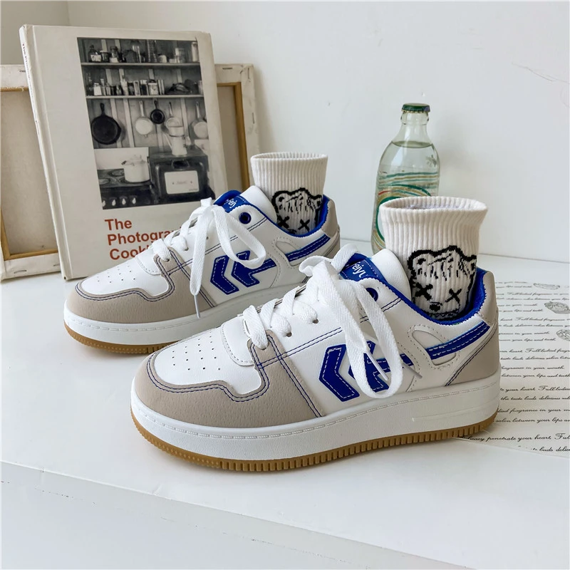 

2022 Woman Sneakers Women's Shoes Ladies Casual Breathable Female Vulcanized Shoes Lace Up Woman Comfort High Top Walking Shoe