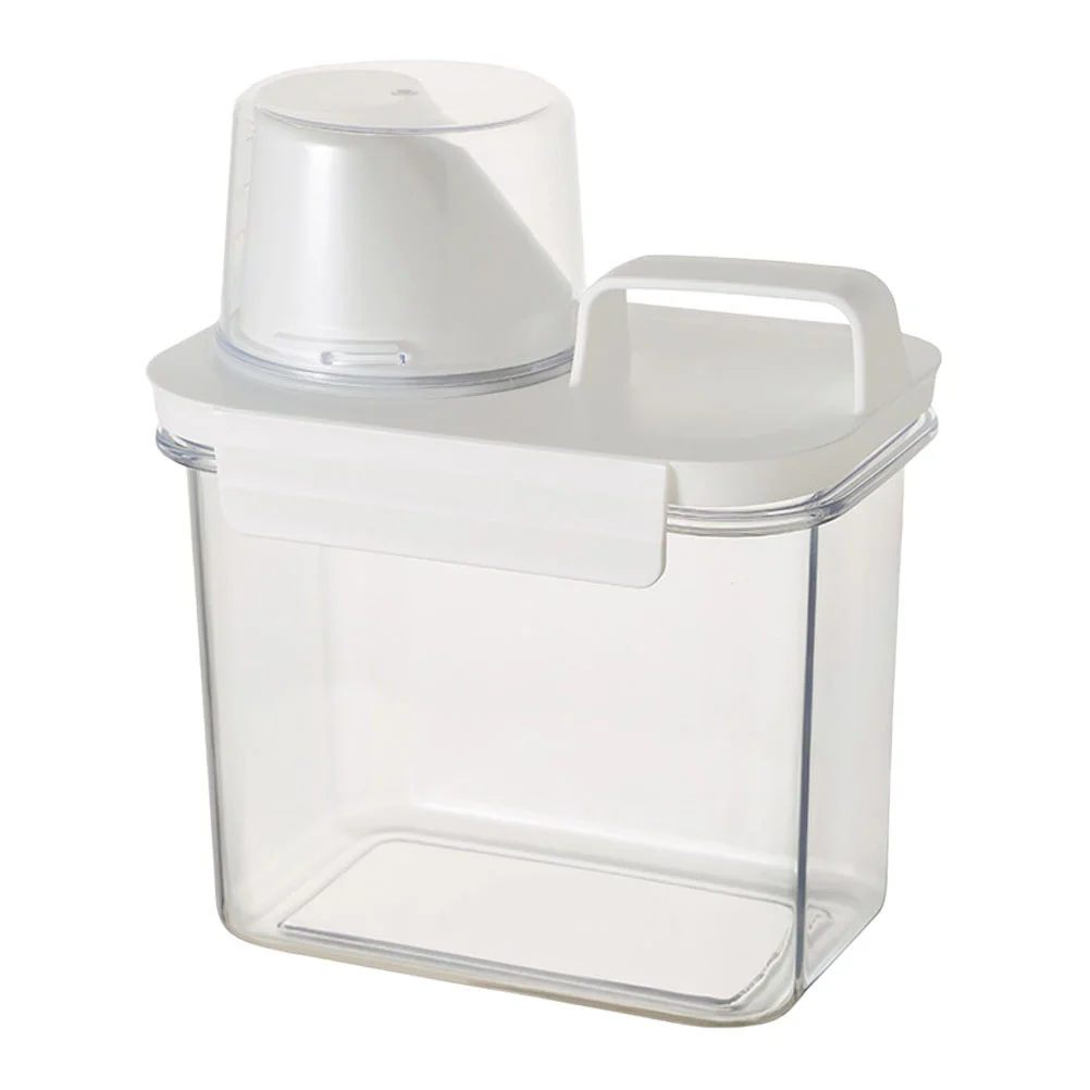 

Detergent Laundry Dispenser Bottle Container Empty Soap Sub Liquid Beads Bottles Refillable Powder Holder Washingbooster