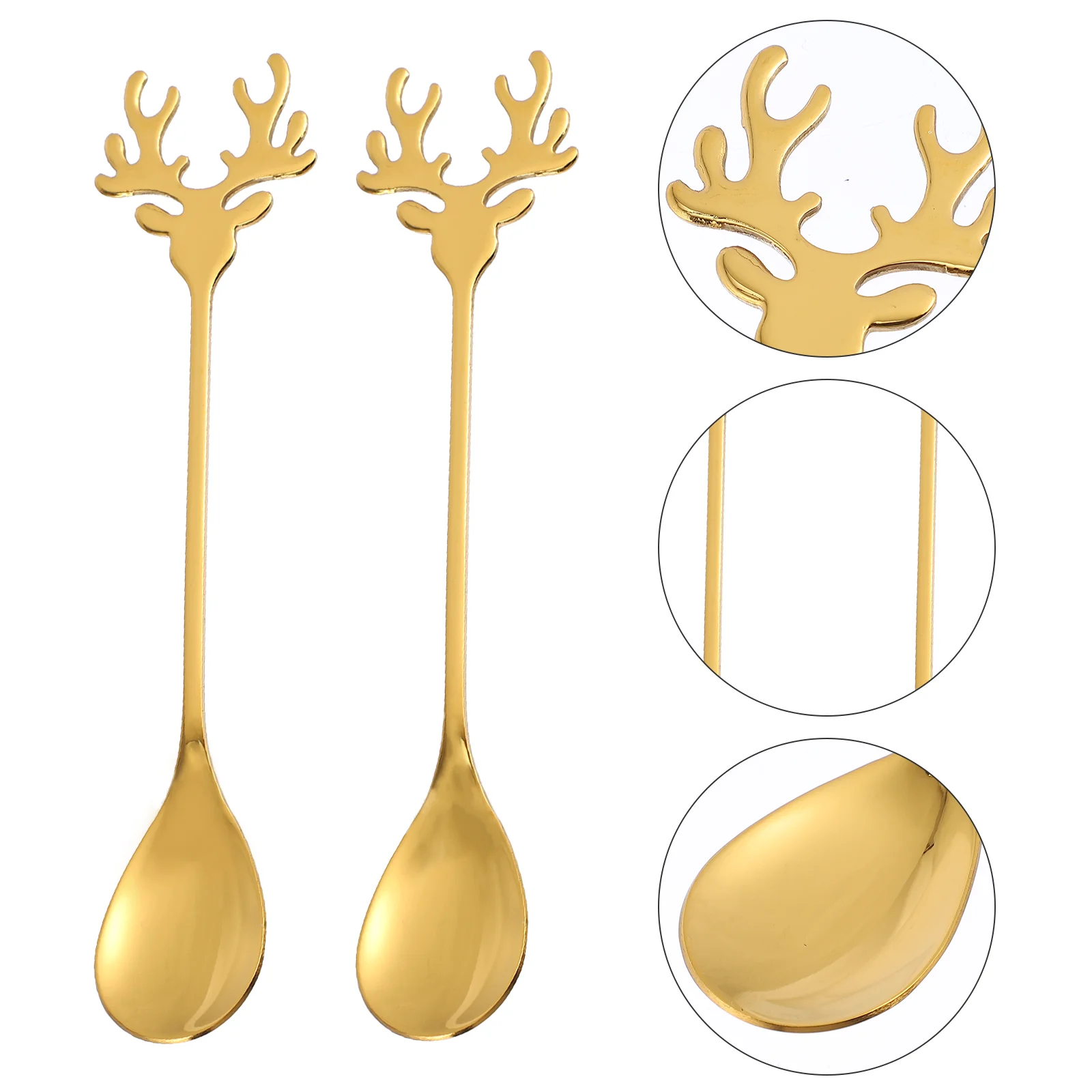 Ложка Рождественская из нержавеющей стали 2 шт.