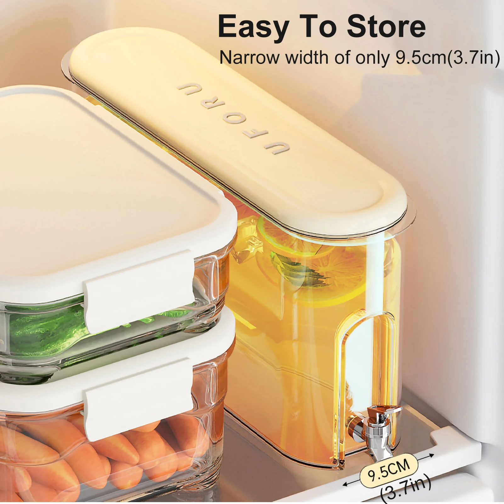 Семейная бутылка для воды 4 л холодильник диспенсер холодных напитков