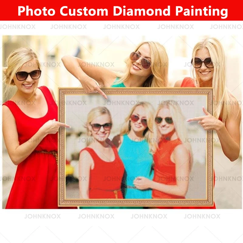 

DIY PHOTO CUSTOM Diamond Painting 5D Diy Full Square/Round Diamond Print Embroidery Cross Stitch Kits Needlework Home Decor