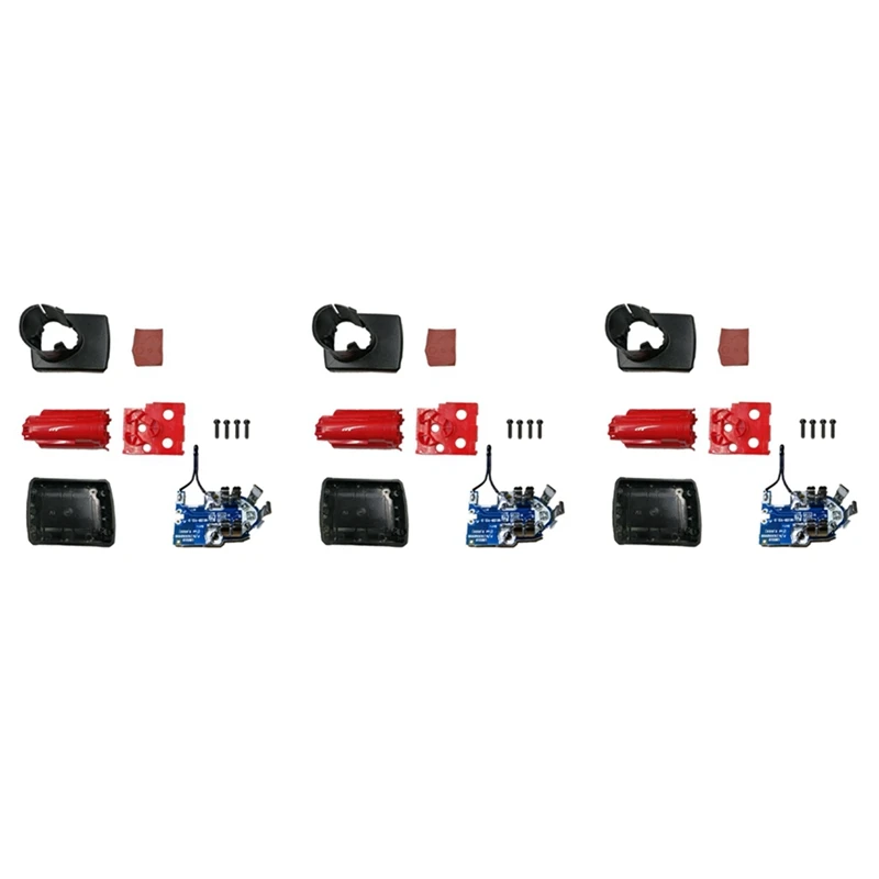 

3X M12 литий-ионный аккумулятор, пластиковый чехол PCB, защитная печатная плата для корпуса коробки 12V 48-11-2411