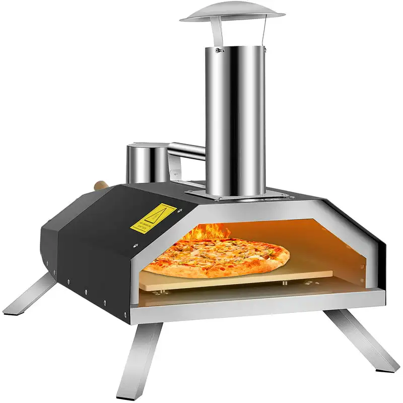 

Portable Pizza Oven Pellet Pizza Oven 12" Pizza Oven Outdoor Foldable