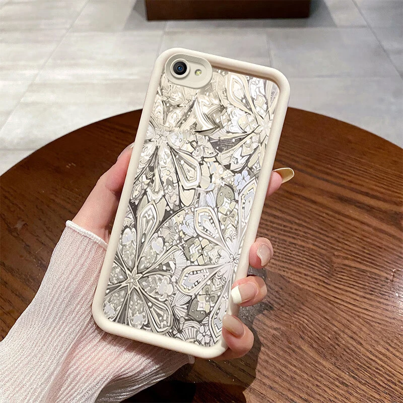 Рельефный мягкий чехол с цветочным рисунком для VIVO Y35 Plus S12 S10e S9 S9E Y200i Y36 Y36i Y12 Y100 Y78t