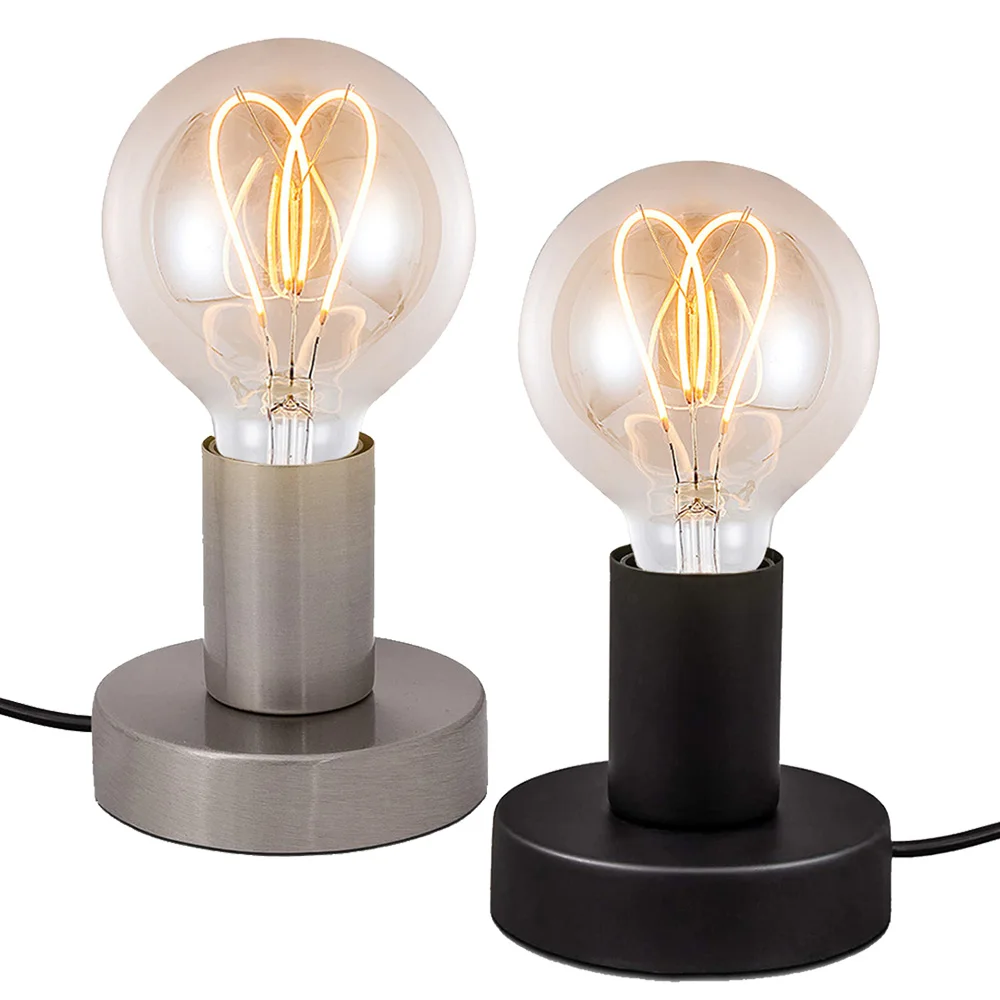 Современная хромированная настольная лампа в стиле лофт ретро E27 декоративное