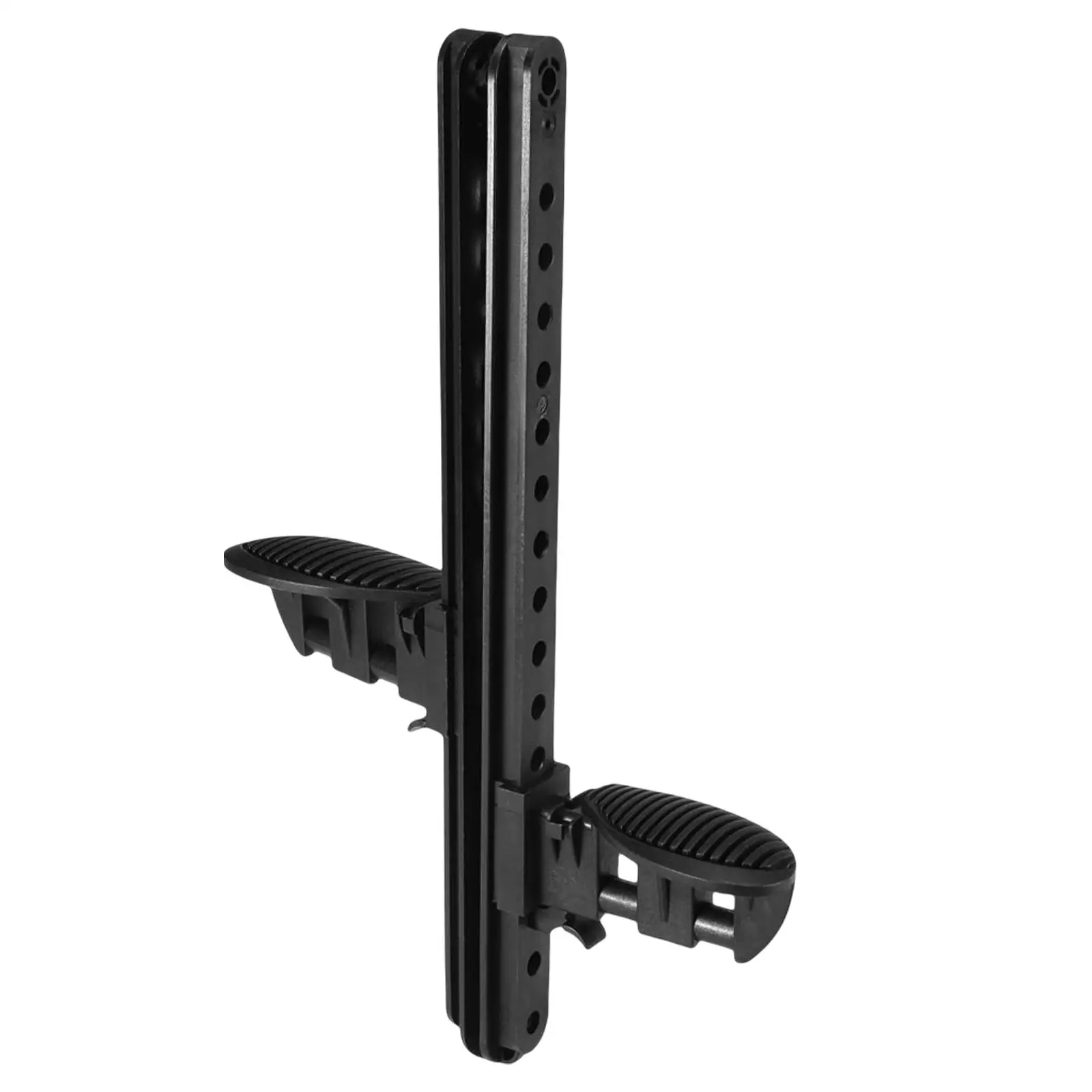 

2Pcs Black Kayak Foot Pegs Foot Brace, Universal Plastic Footrest Control