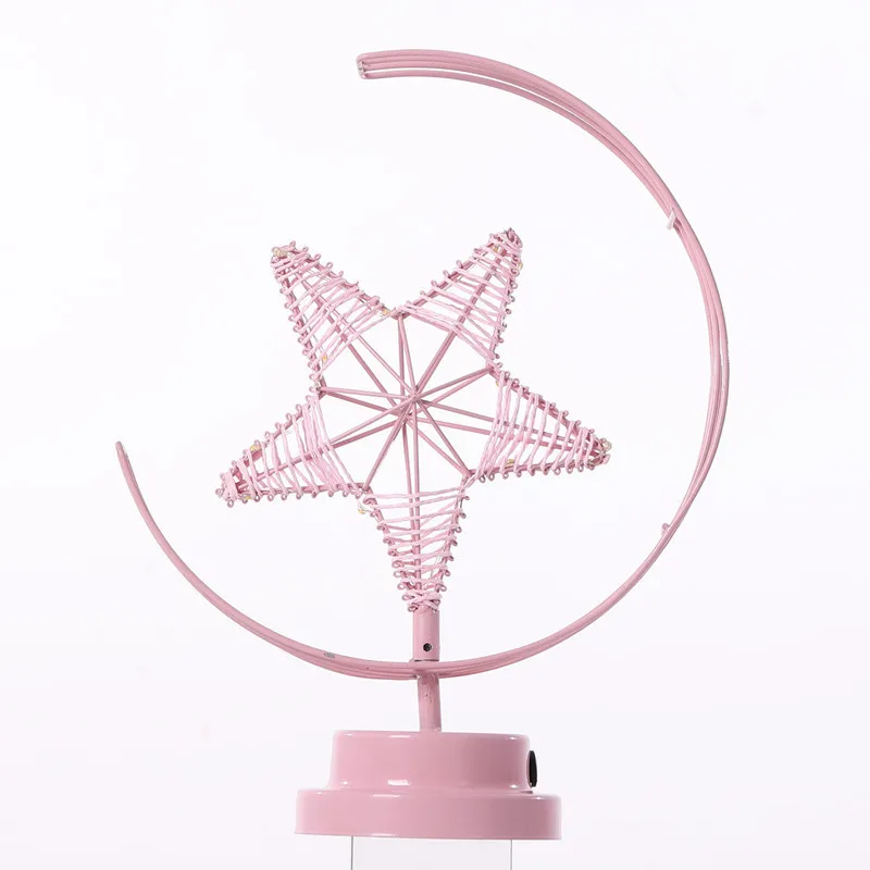 

Metal Nightlights Iron Iittle Star Lamp Kawaii Room Decor Bedroom Decoration Cute Led Lights Gifts Baby Shower Party Supplies