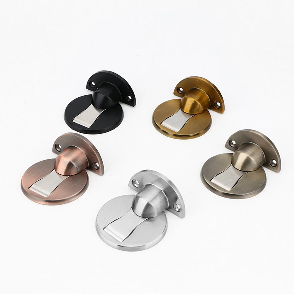 

Magnet Door Stops Zinc Alloy Door Stopper Magnetic Door Holder Toilet Glass Door Hidden Doorstop Furniture Hardware