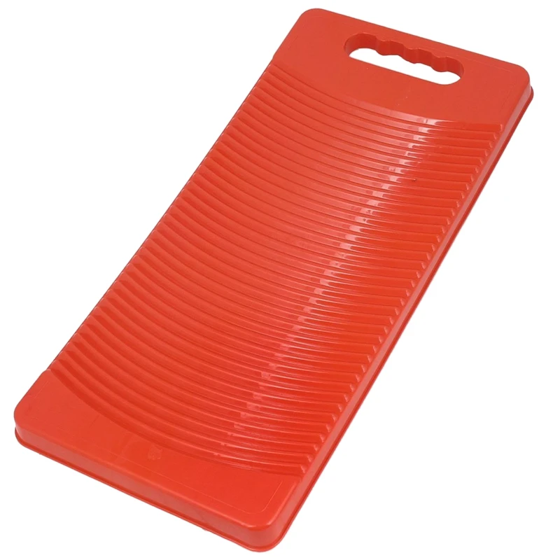 

Plastic Rectangle Washboard Wash Clothes Board 50cm long red, green, blue random