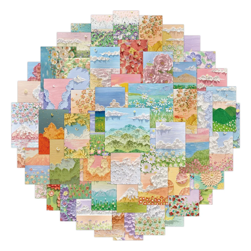 

10/30/50 шт., водонепроницаемые Стикеры для рисования маслом