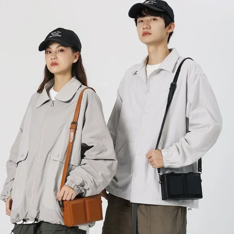 Мужская сумка через плечо из ПУ кожи 2024