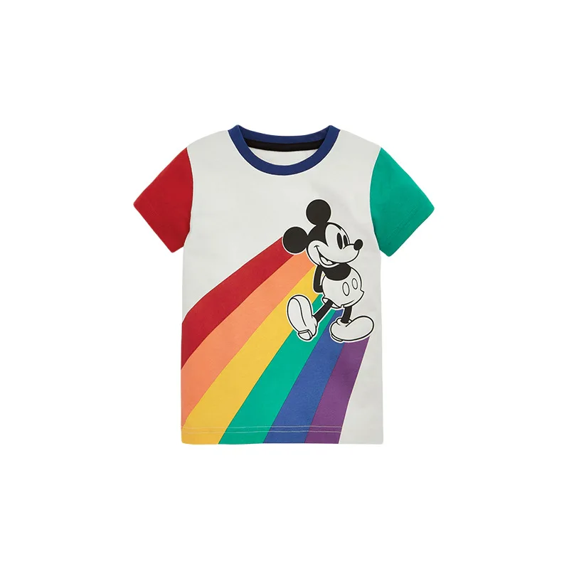 

Boys Girls Mickey T-shirts summer Girls Tees Children Tops Short-sleeve Clothes for Summer Kids Outfits