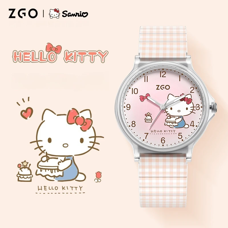 Новые милые часы HelloKittys в стиле аниме желейные с мультяшным рисунком