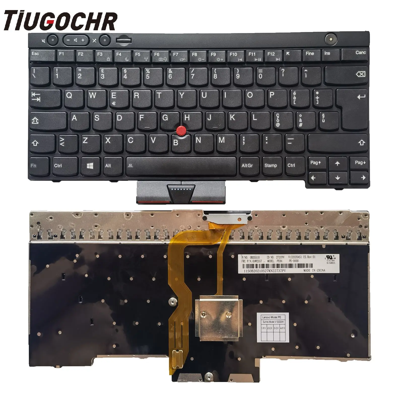 

Клавиатура с точкой для Lenovo ThinkPad T430 T430i T430S X230 X230i X230T T530 W530