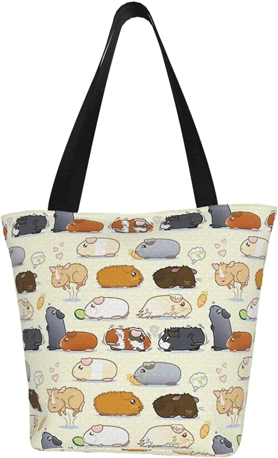 

Элегантная пляжная многоразовая сумка-тоут для покупок в морской свинье