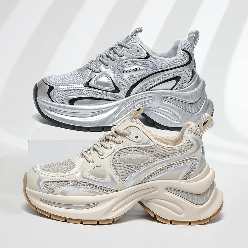 Кожаная обувь CLAIAMI для женщин повседневная спортивная легкие мягкие