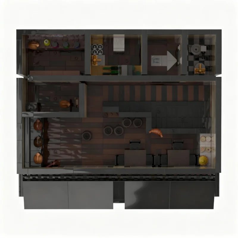 2408 деталей MOC Creator JUST ADD MAGIC MAMA P'S Модель строительных блоков, кирпичики для сборки, креативная коллекция, подарок на день рождения, художественное творчество (art.: 3920dd06dbf23) - 3920dd06dbf23