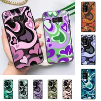 deformed love love phone case for samsung galaxy note 10pro note 20ultra cover for note20 note10lite m30s back coque