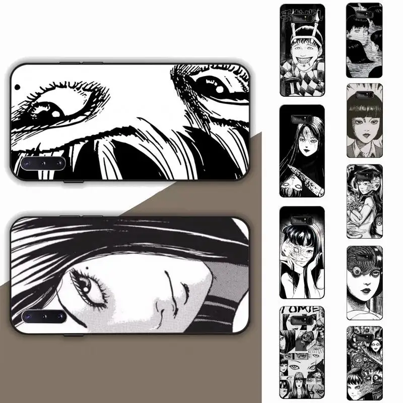 

Junji Ito Tees Horror cartoon Phone Case for Samsung Note 5 7 8 9 10 20 pro plus lite ultra A21 12 72