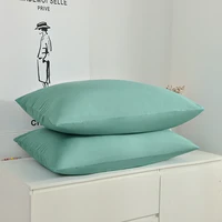 cotton pillowcase solid color envelope pillow cover bedding pillow case multi color and multi size optional 40x60 50x90