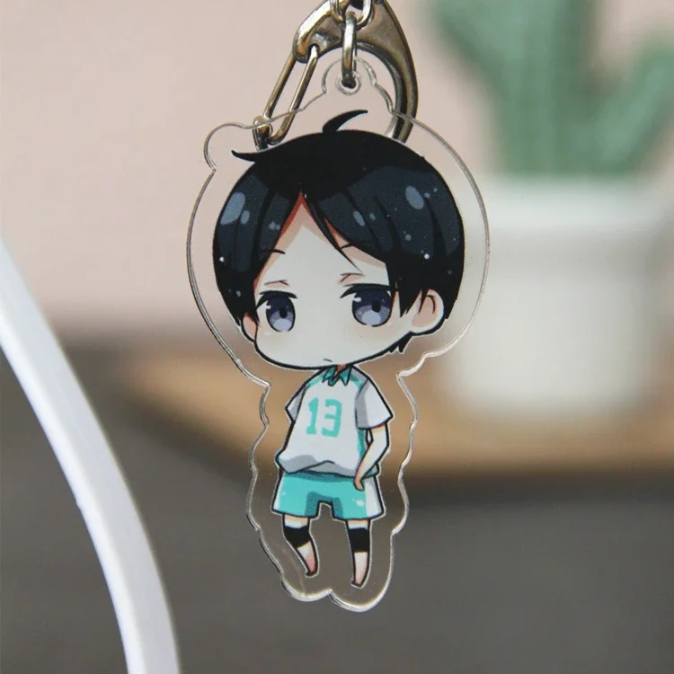 Игра Haikyuu! Брелок для косплея Kunimi Akira Yaku Morisuke аниме