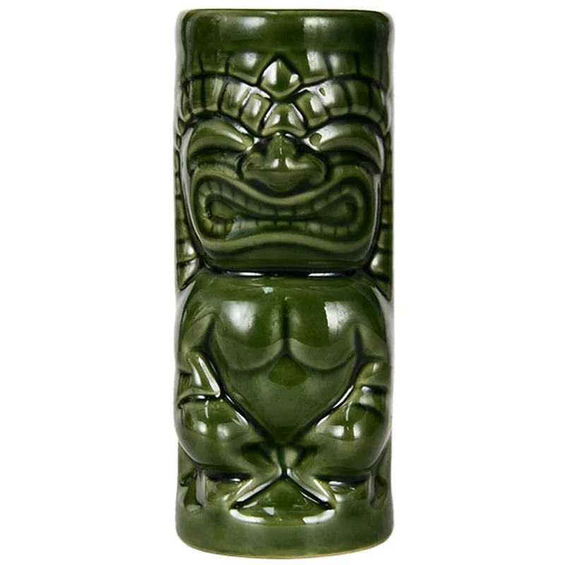 1PC Mug Cup Tiki Mug 350-700ML Novelty Porcelain Beer Wine Glass Cup Home or Bar Tool Creative Ceramic Retro Style Cocktail Beer images - 6