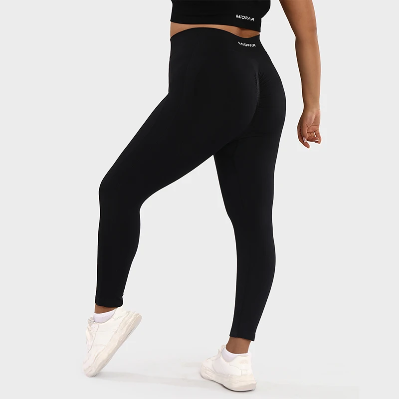 Plus Size Women's Leggings Black Seamless Sports Yoga Pants Gym Fitness Workout Push Up High Waist Women Clothing 2023 L-3XL