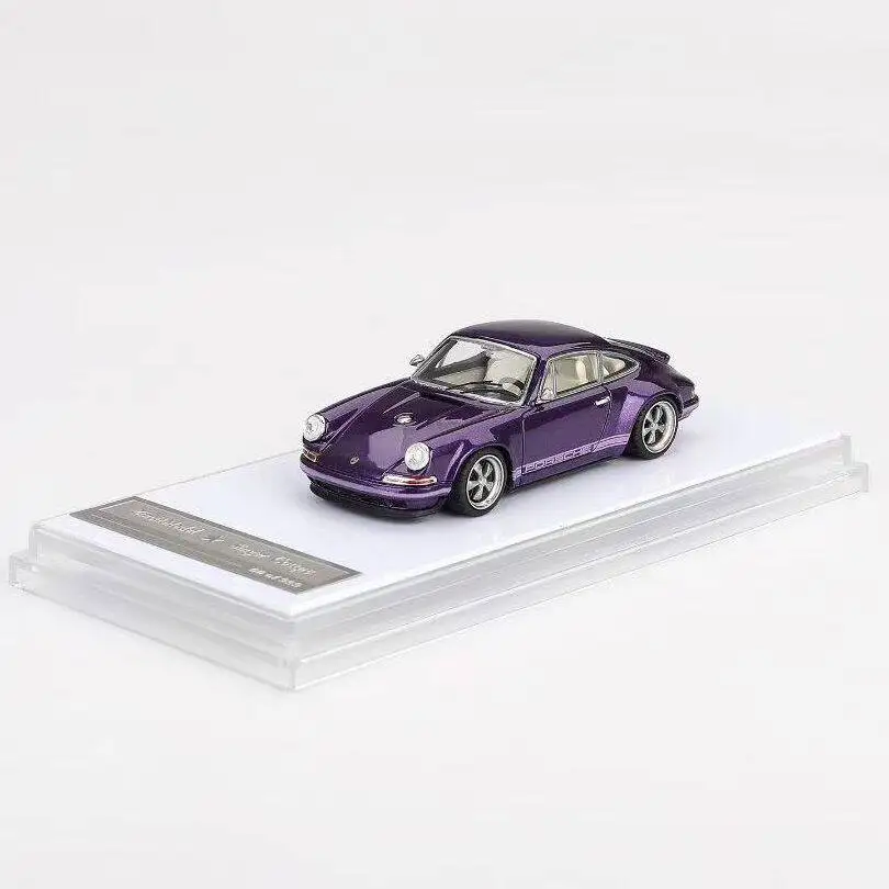 Фото Модель автомобиля Zincit, литая под давлением, масштаб 1/64, Porsche 964 Singer DLS Coupe, спортивный автомобиль, модель из сплава, коллекционная модель Porsche 911 Singer, предмет для демонстрации №4