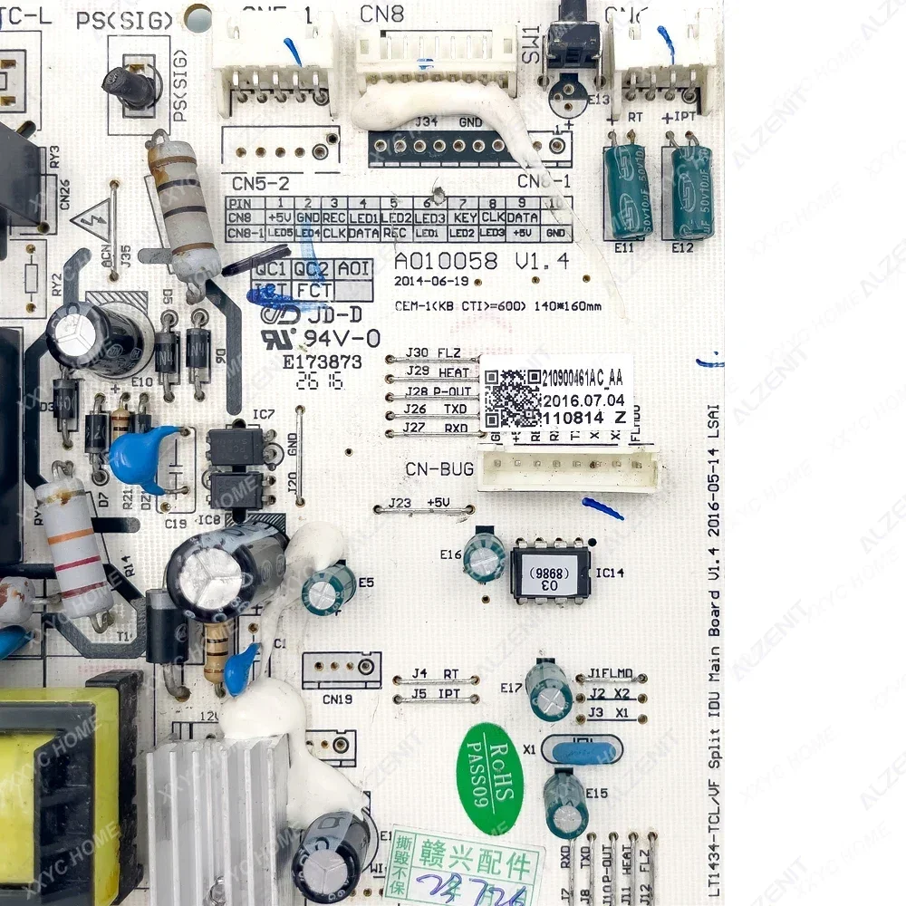 Используется для платы управления инвертором кондиционера TCL T110801Z Circuit PCB LT1434-TCL/VF