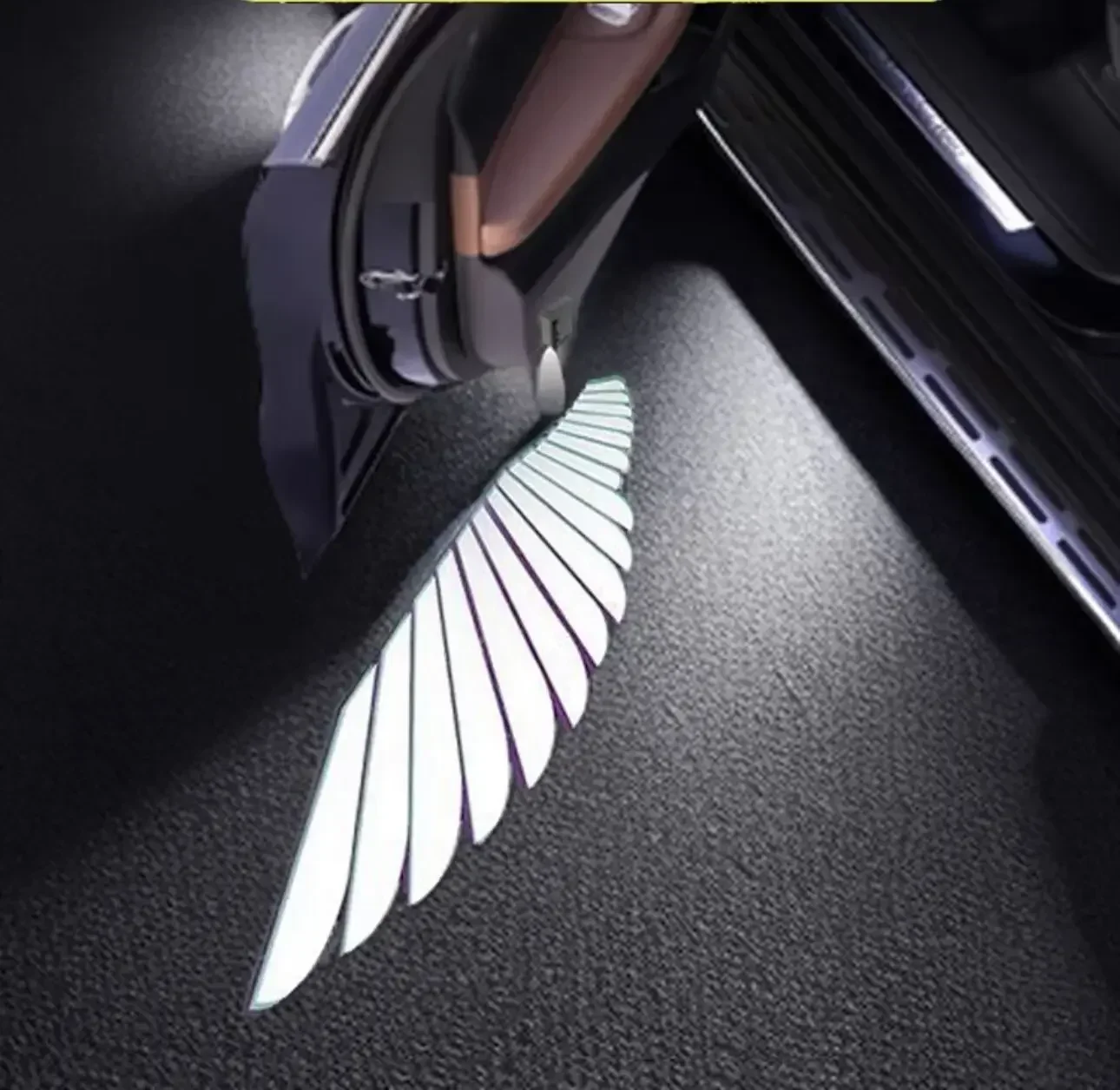 2 шт. светодиодный автомобильный дверной светильник с логотипом лазерный