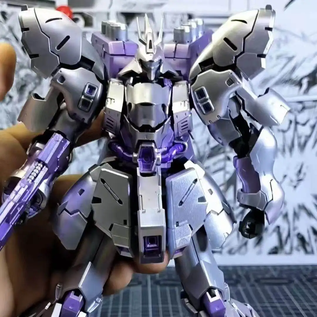 Фото GAOGAOModel Rg Sazabi Радуга Серебряная краска для тела в сборе, экшн-фигурка Msn-04ff, масштаб 1/144, комплект аниме-фигурка, подарок на день рождения №4