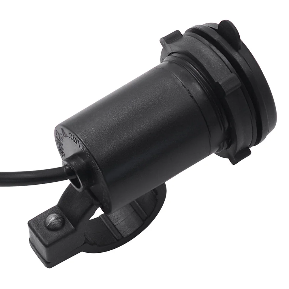 

12V Motorcycle USB Mobile Phone Single Port USB Modified Accessories Waterproof Motorcycle (Black)