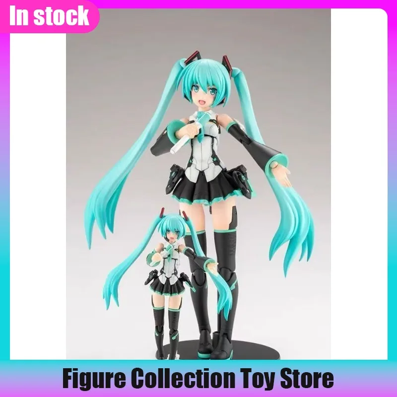 Фото Оригинальная сборная подвижная фигурка Kotobukiya Hatsune Miku из серии FAG Hand Scale Girl для мальчиков и девочек, игрушка-подарок №5