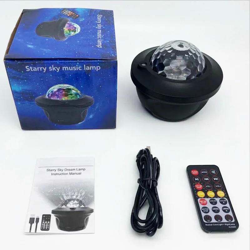 Led Star Galaxy Sterrenhemel Projector Nachtlampje Ingebouwde Bluetooth-Speaker Voor Slaapkamer Decoratie Kind Kids Birthd images - 6