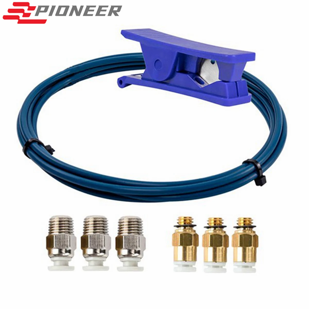 

ПТФЭ-трубка Bowden серии XS, 1 м, с резаком для труб, 1,75 мм наполнитель с пневматическим фитингом для 3D принтера Capricorn