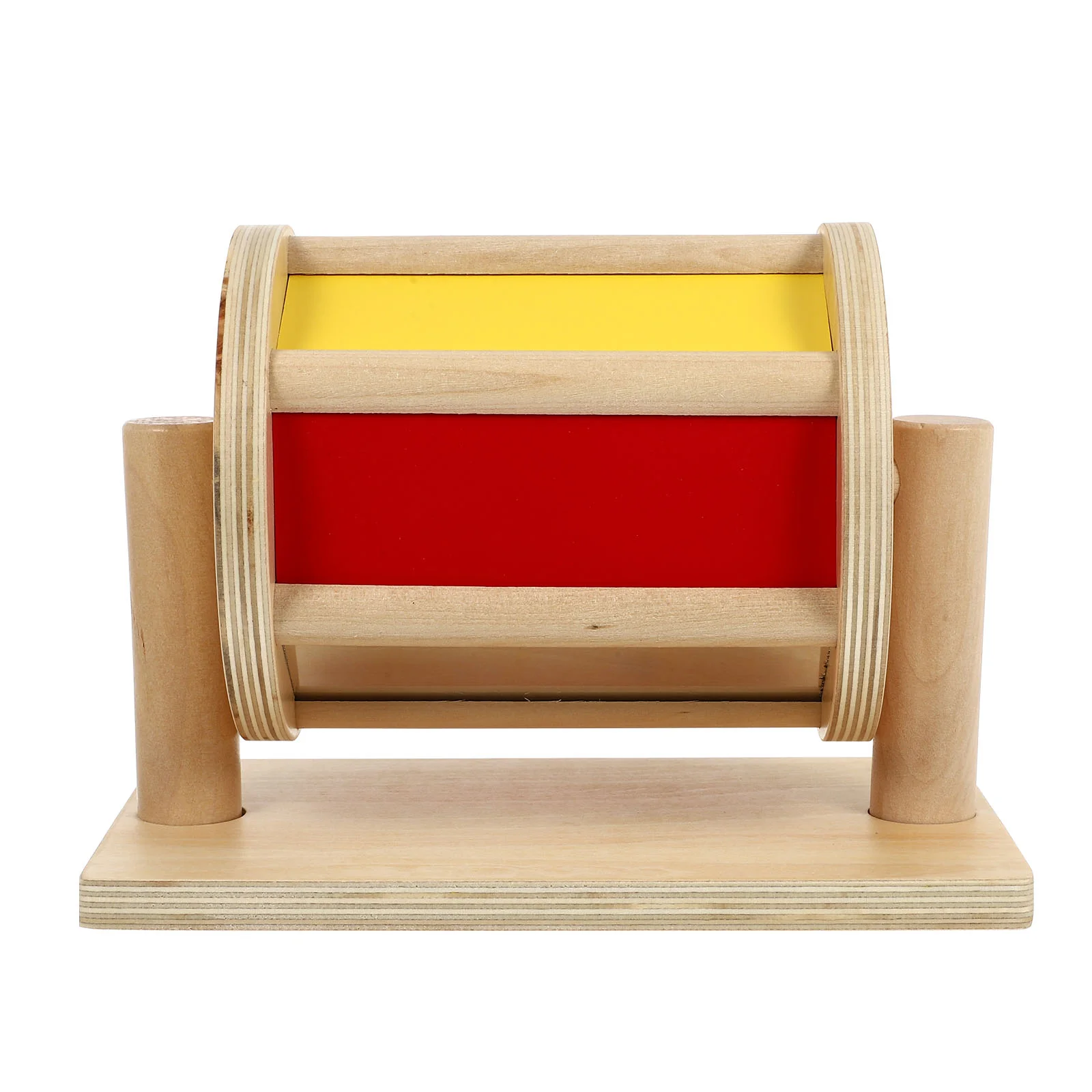 

Деревянный Радужный барабан, развивающие игрушки для сенсорного развития, детские игрушки Монтессори для малышей