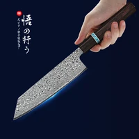 baovim kitchen chef knife japanese kiritsuke knife guyto knife 73 layer vg 10 damascus steel cooking tools wooden handle