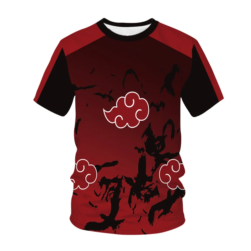 

Men's Short Sleeve Summer Ugly T-Shirt Unisex Anime Casual Streetwear Nerutoes Print T shirt Oversize Teenager Clothing Tops