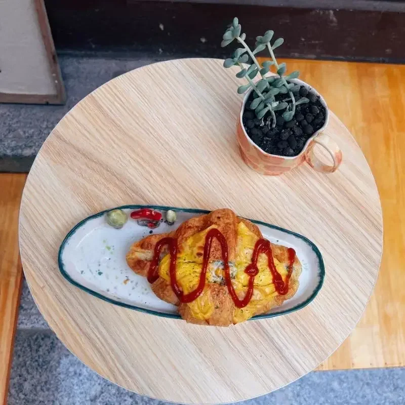 Современный журнальный столик для макияжа Круглый современный ресторанный